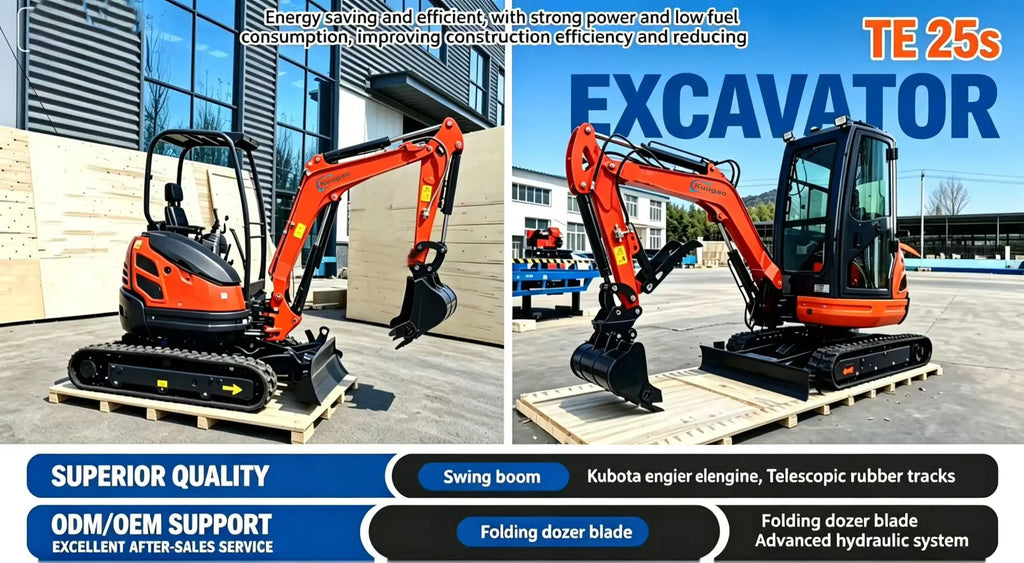 2.5 Ton Mini Excavator – Compact Crawler Digger