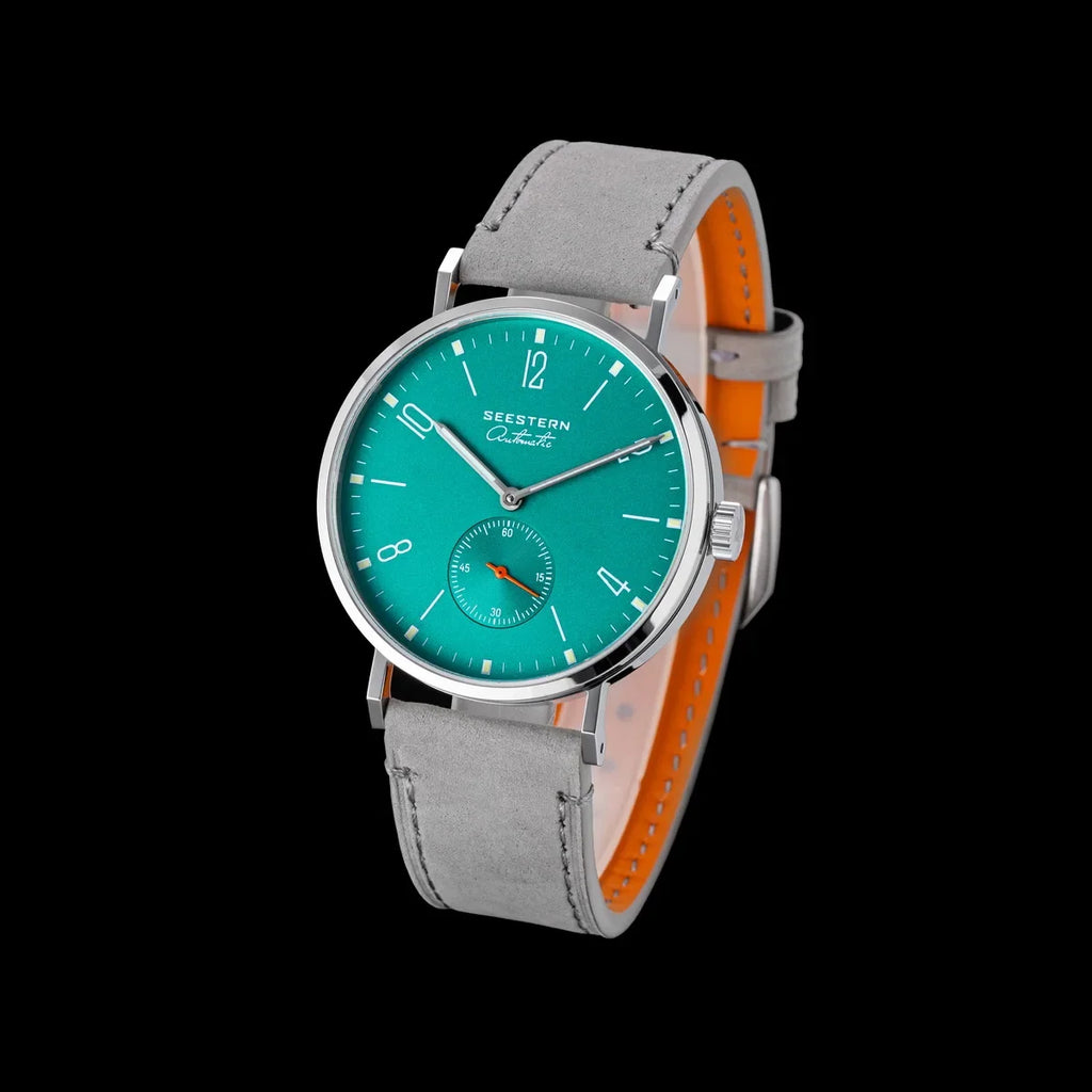 SEESTERN S382 Men’s Automatic Dress Watch with Leather Strap
