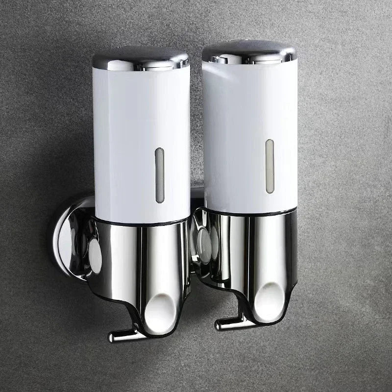 Wall-Mounted Shampoo & Soap Dispenser – 1, 2 or 3 Chambers