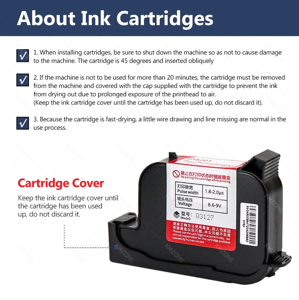 Handheld TIJ Inkjet Coding Printer with 4.3-Inch Touchscreen