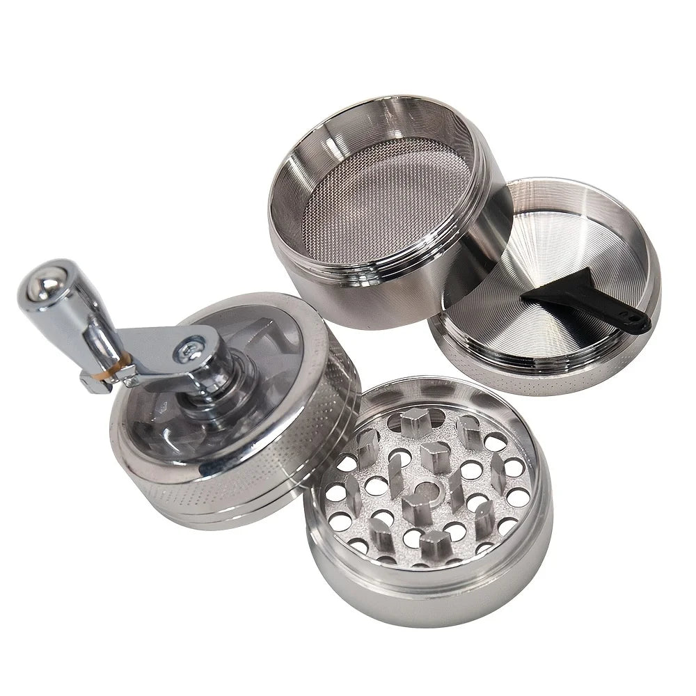 Manual Spice & Nut Grinder with Hand Crank
