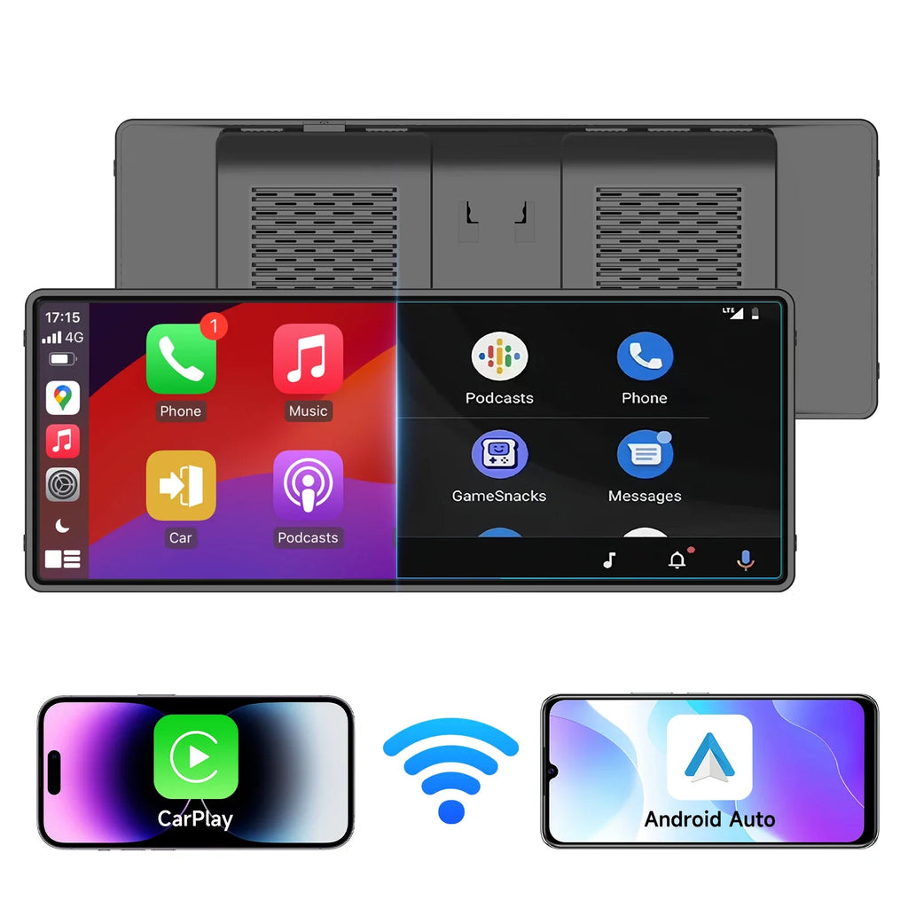 10.26-Inch Portable Wireless Apple CarPlay & Android Auto Screen