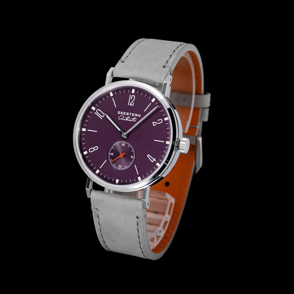SEESTERN S382 Men’s Automatic Dress Watch with Leather Strap