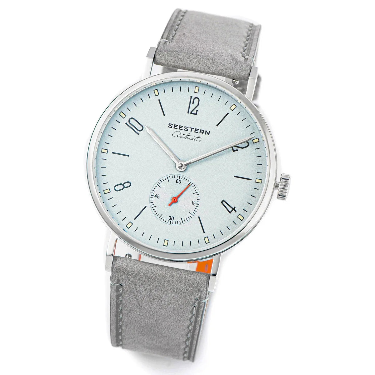 SEESTERN S382 Men’s Automatic Dress Watch with Leather Strap
