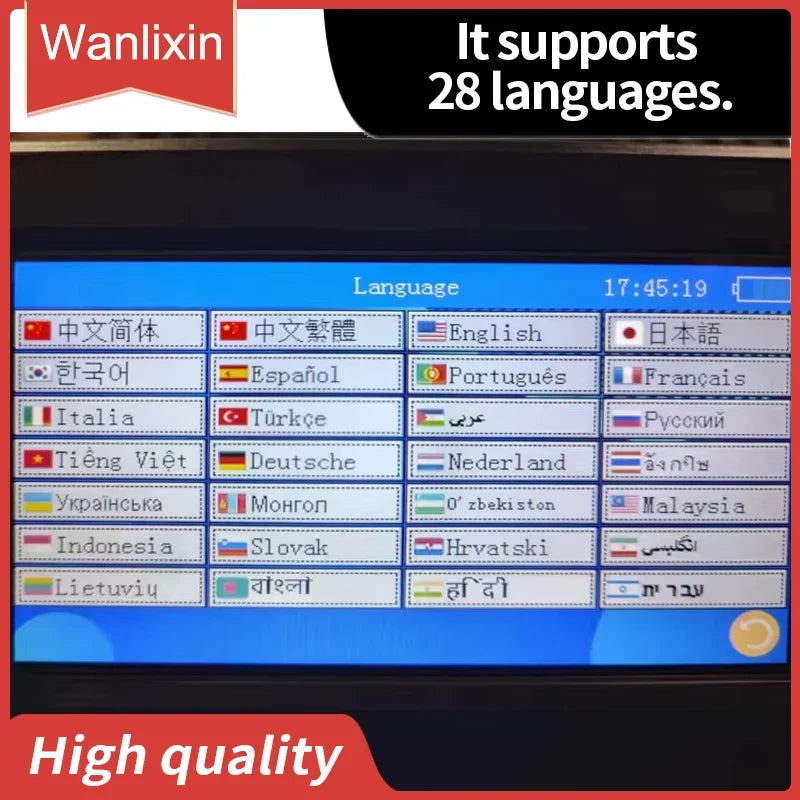 Wanlixin Handheld Inkjet Coding Printer – 12.7 mm & 25.4 mm Options