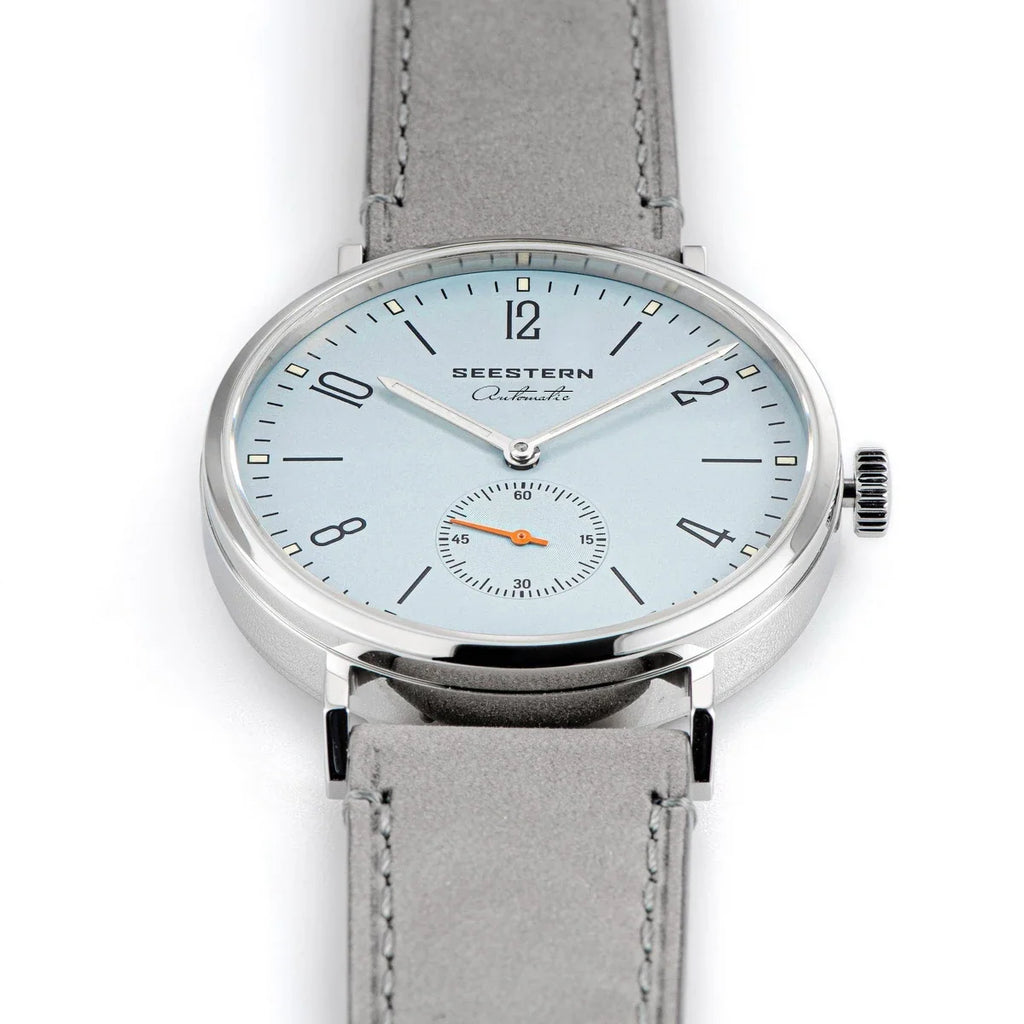 SEESTERN S382 Men’s Automatic Dress Watch with Leather Strap
