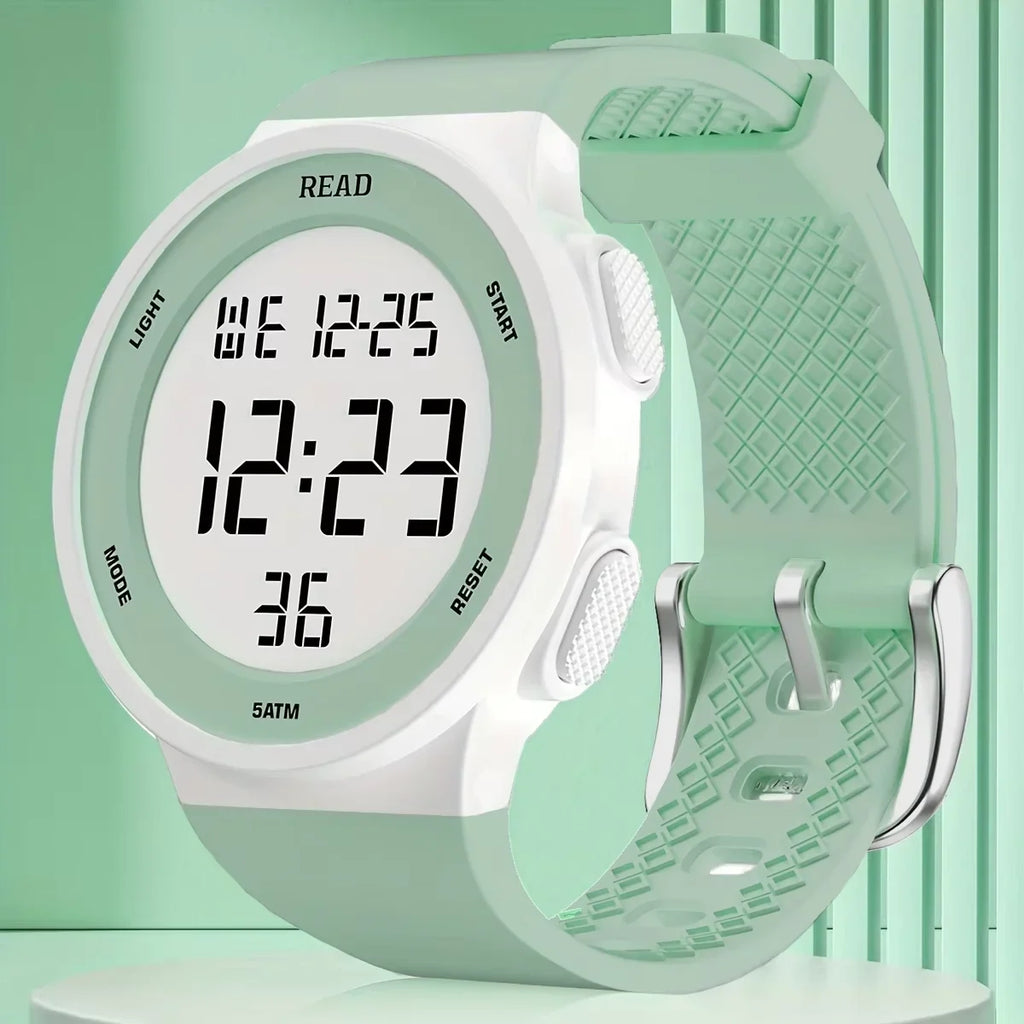 Women’s LED Digital Watch with Silicone Band
