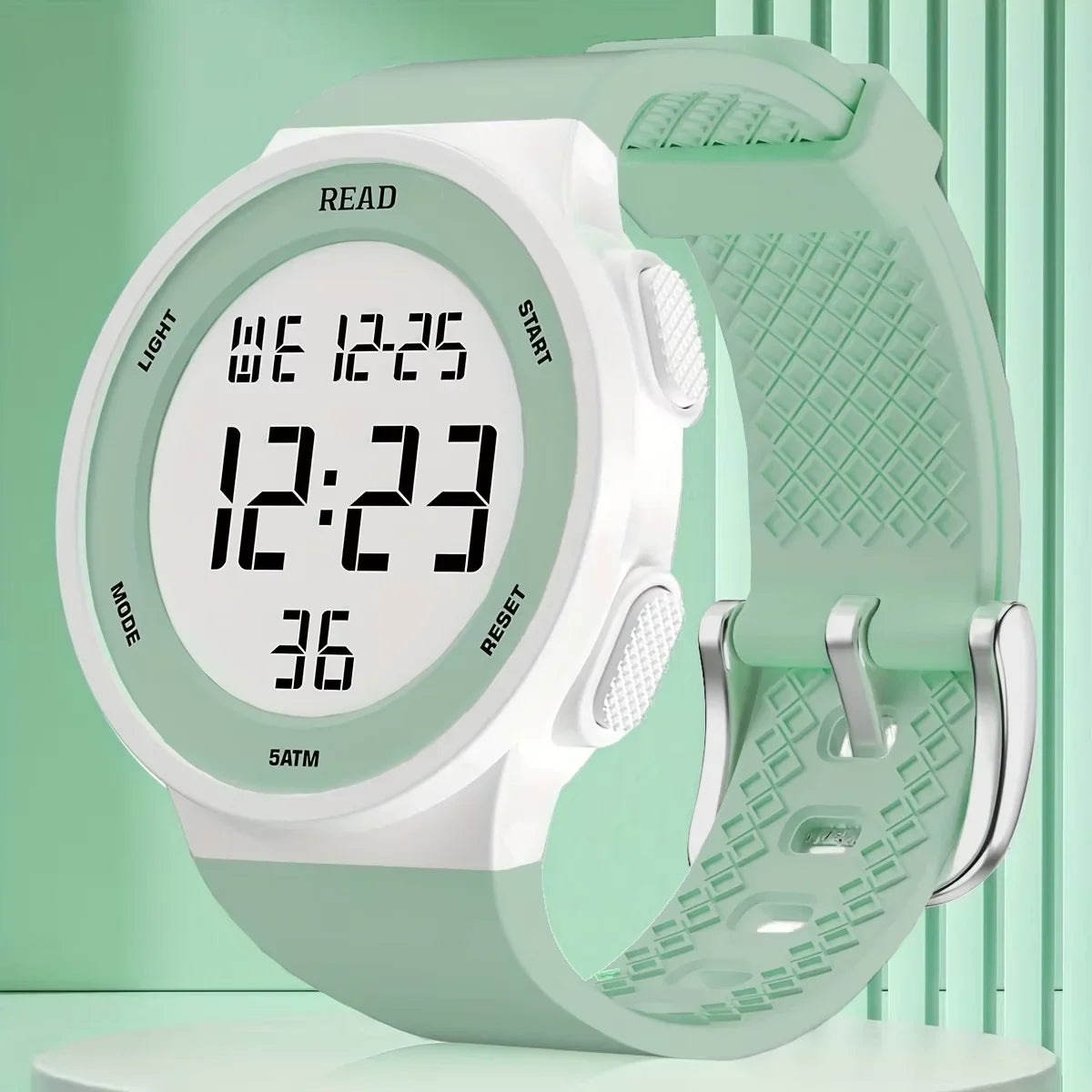 Women’s LED Digital Watch with Silicone Band
