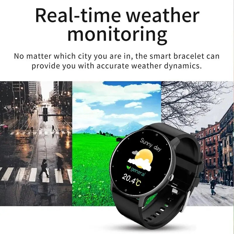 Touchscreen Smartwatch with Fitness Tracking & Notifications