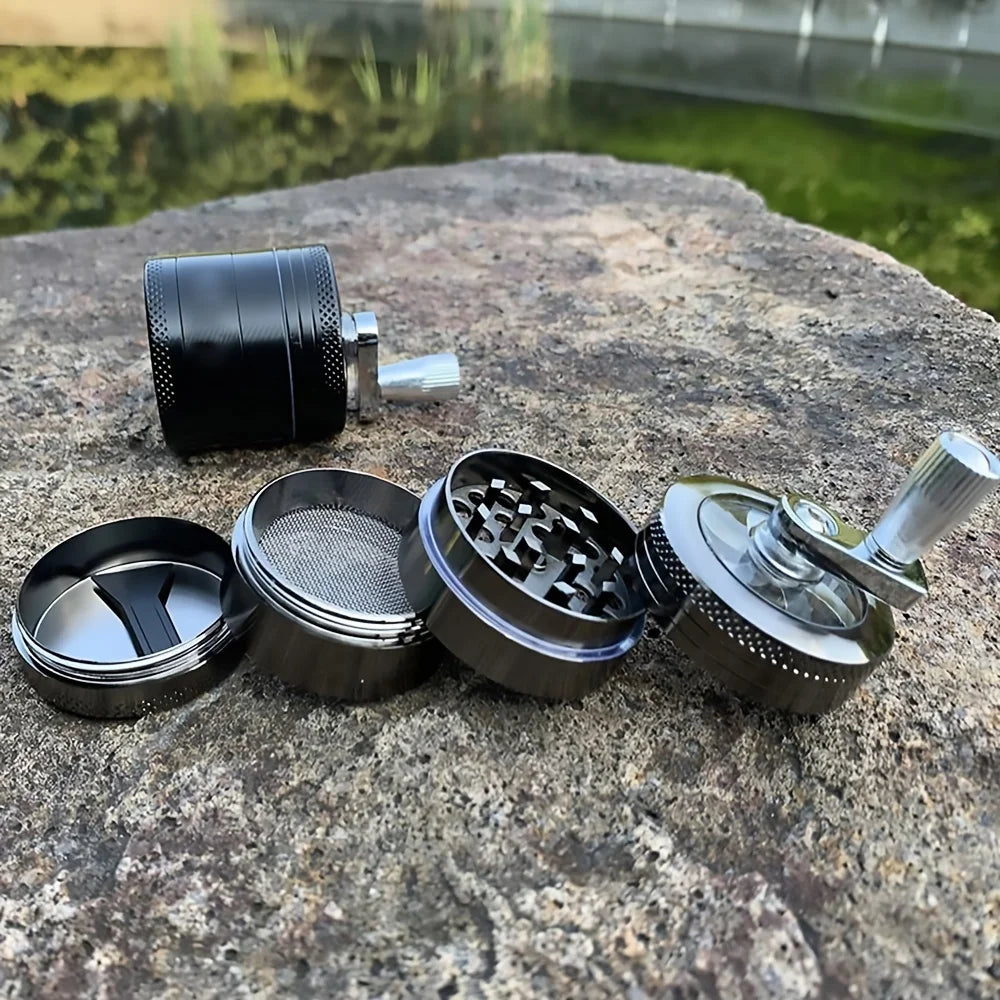 Manual Spice & Nut Grinder with Hand Crank