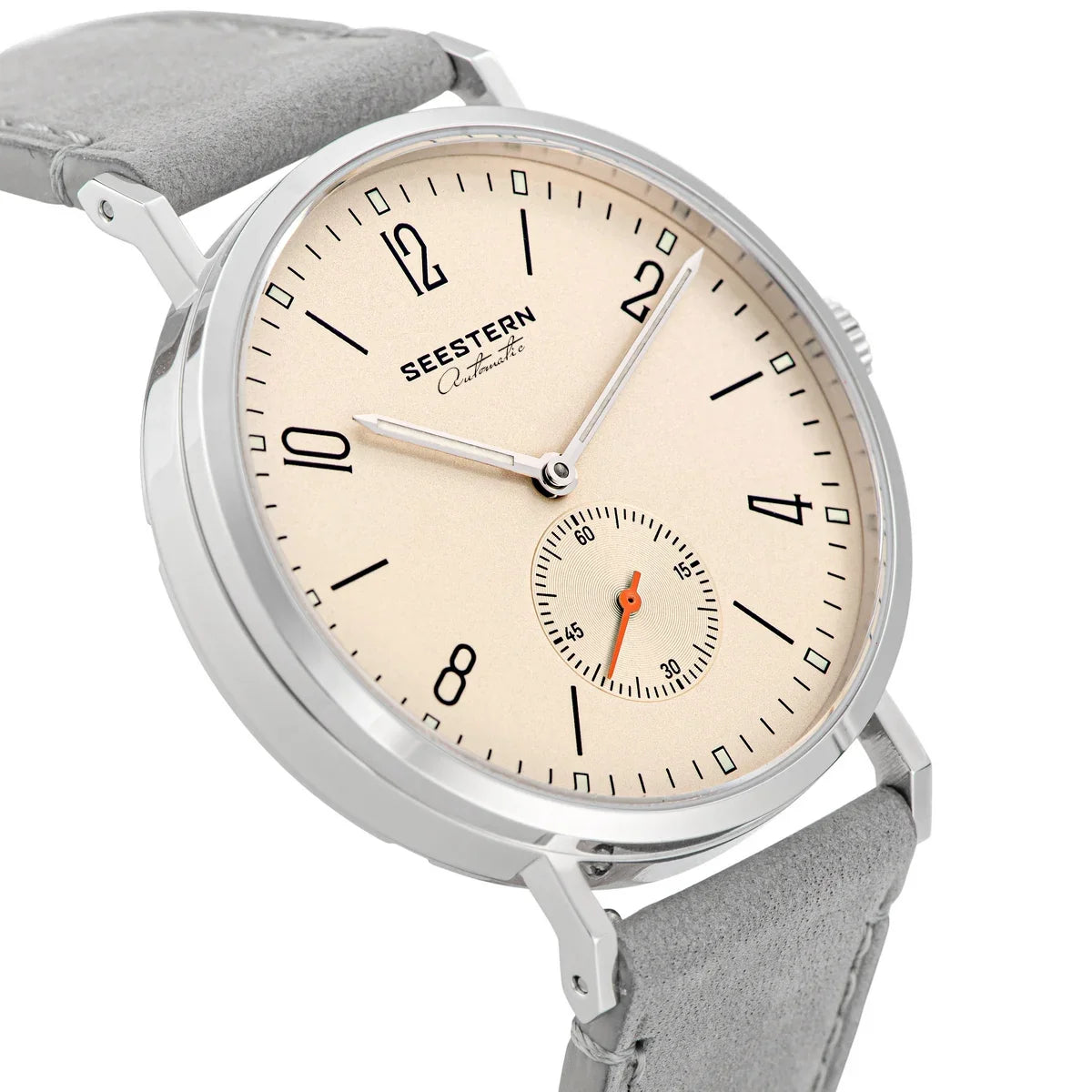 SEESTERN S382 Men’s Automatic Dress Watch with Leather Strap