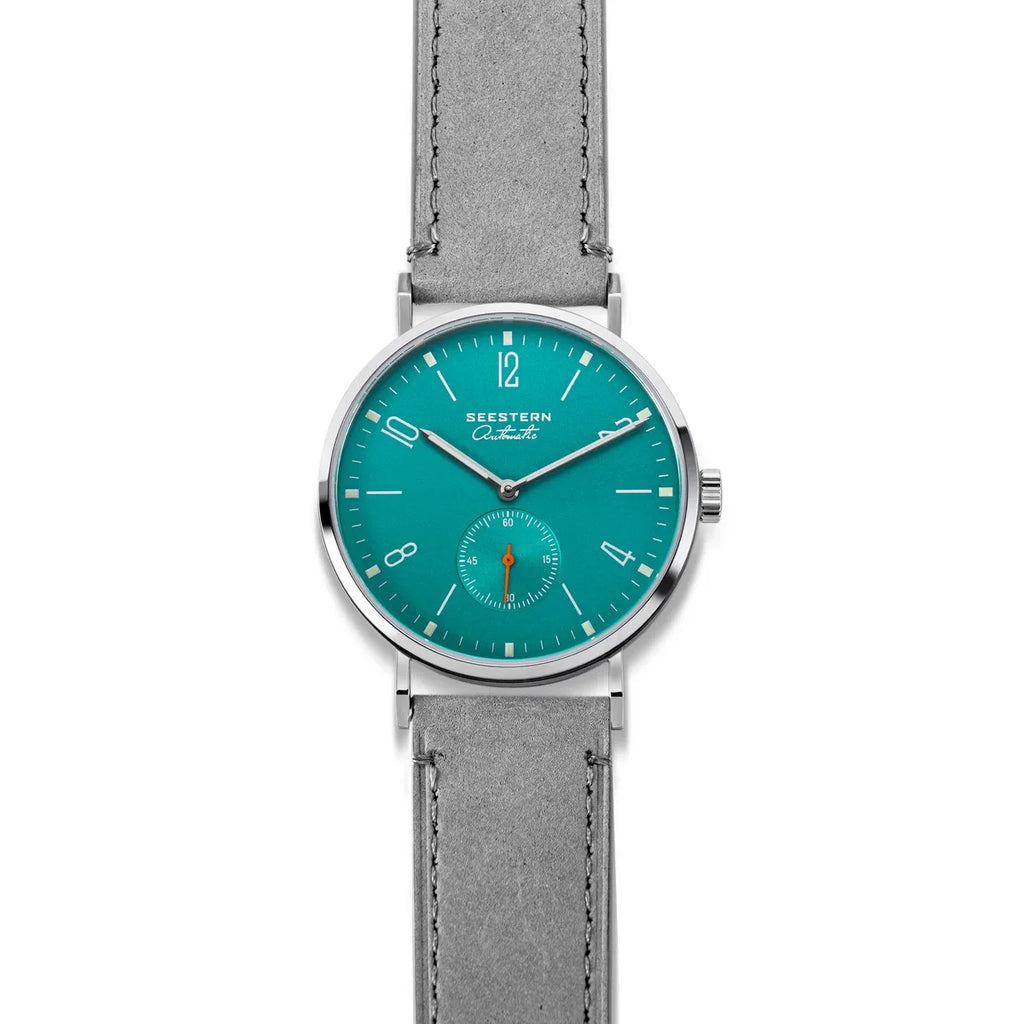 SEESTERN S382 Men’s Automatic Dress Watch with Leather Strap