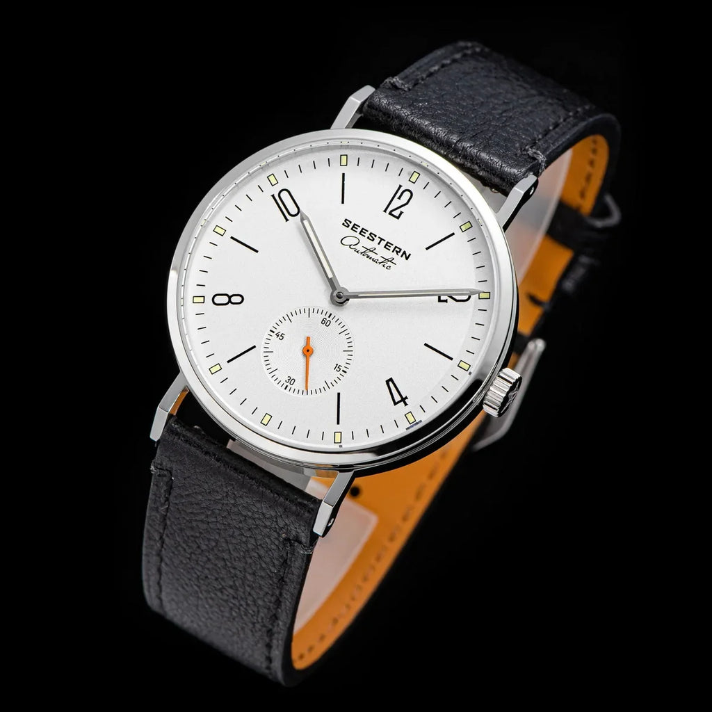 SEESTERN S382 Men’s Automatic Dress Watch with Leather Strap