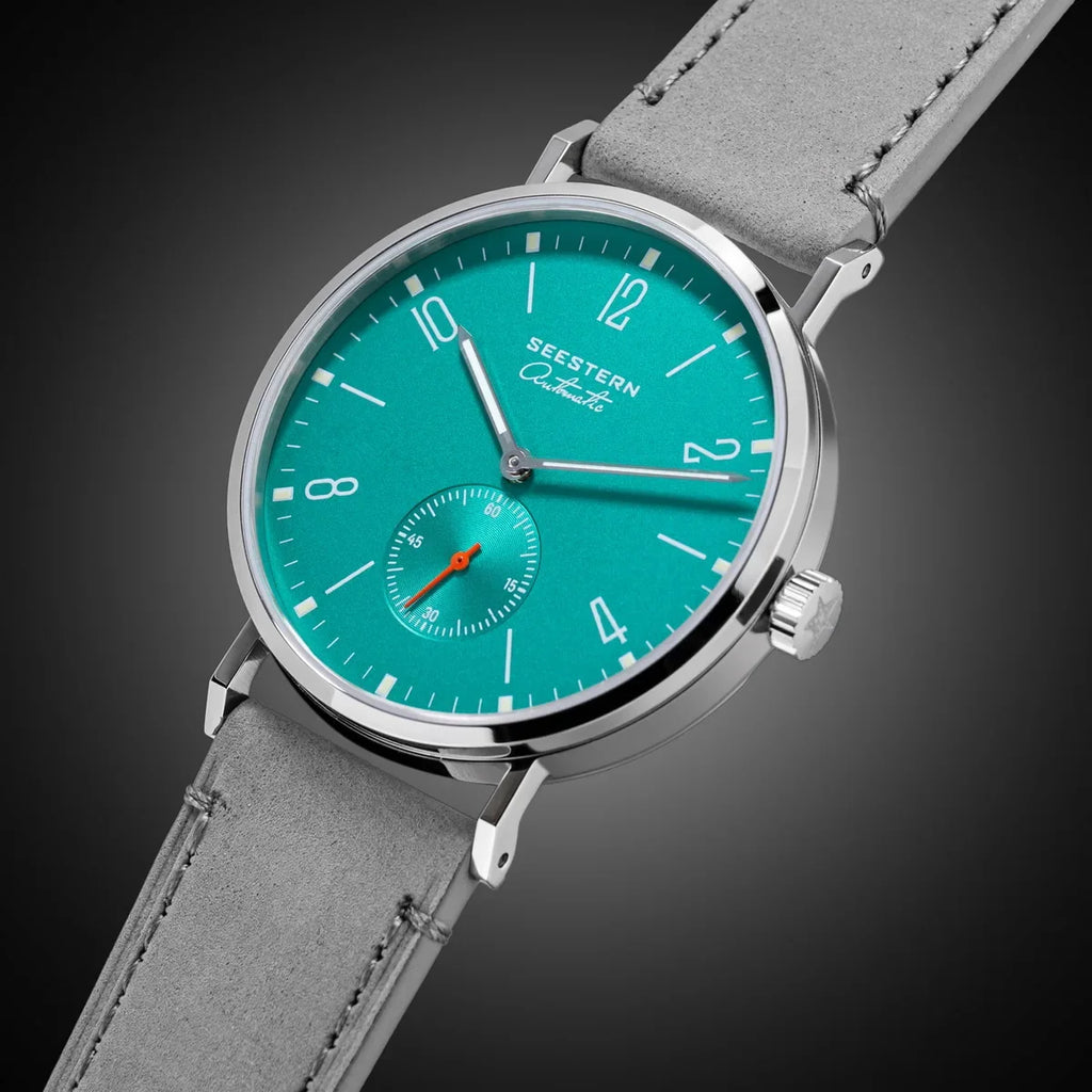 SEESTERN S382 Men’s Automatic Dress Watch with Leather Strap
