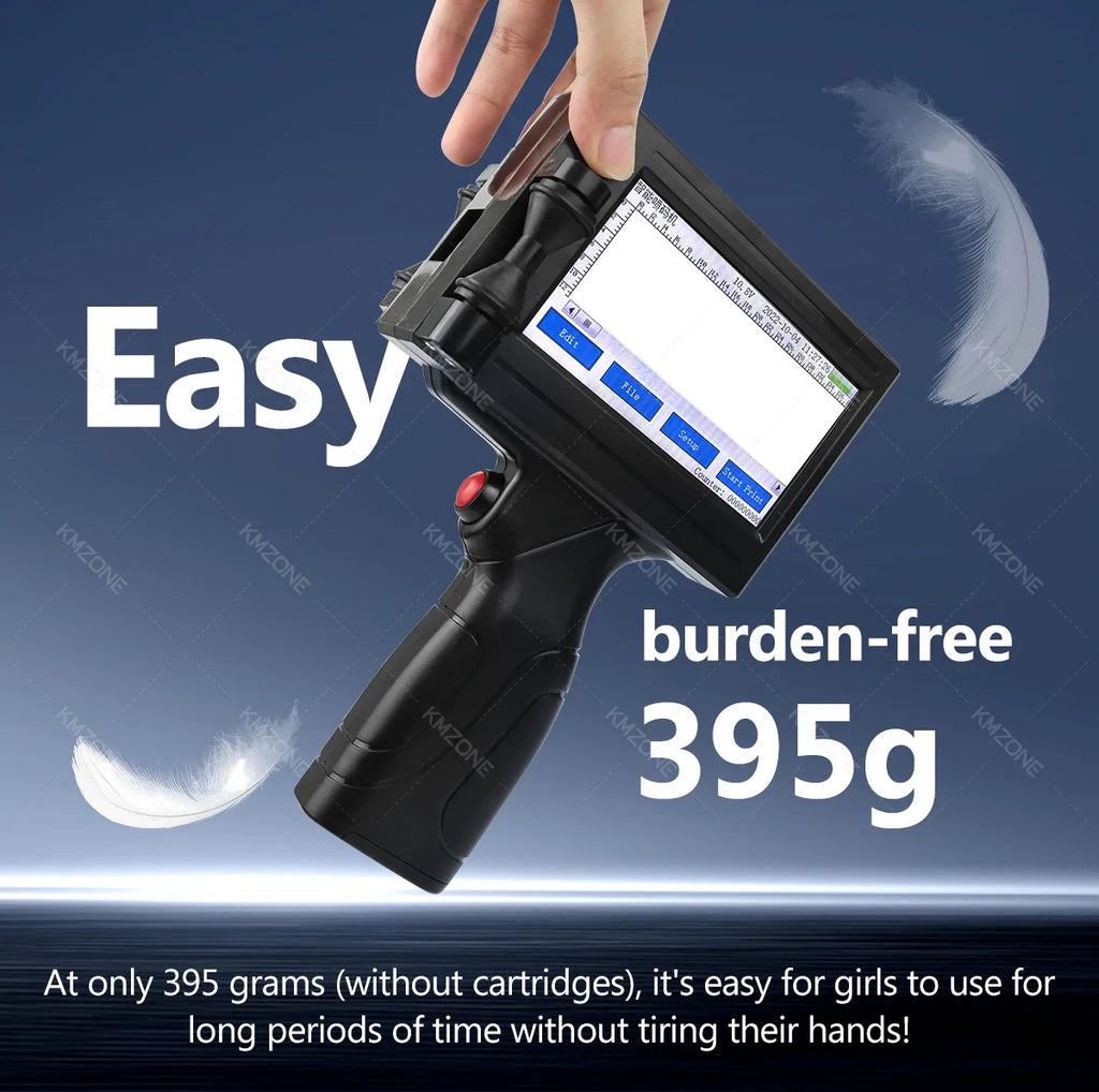 Handheld TIJ Inkjet Coding Printer with 4.3-Inch Touchscreen