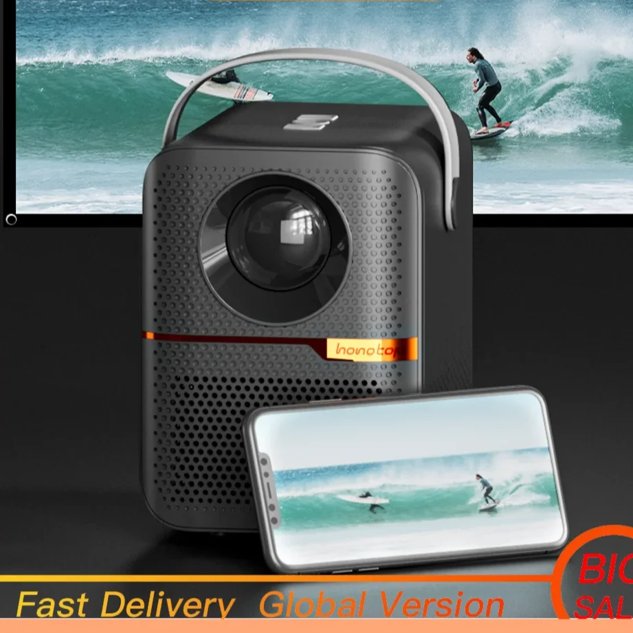 P10 Android Smart Projector with Bluetooth – Black or White