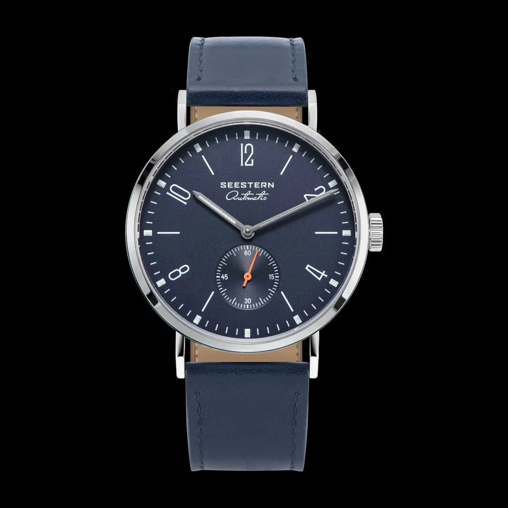 SEESTERN S382 Men’s Automatic Dress Watch with Leather Strap