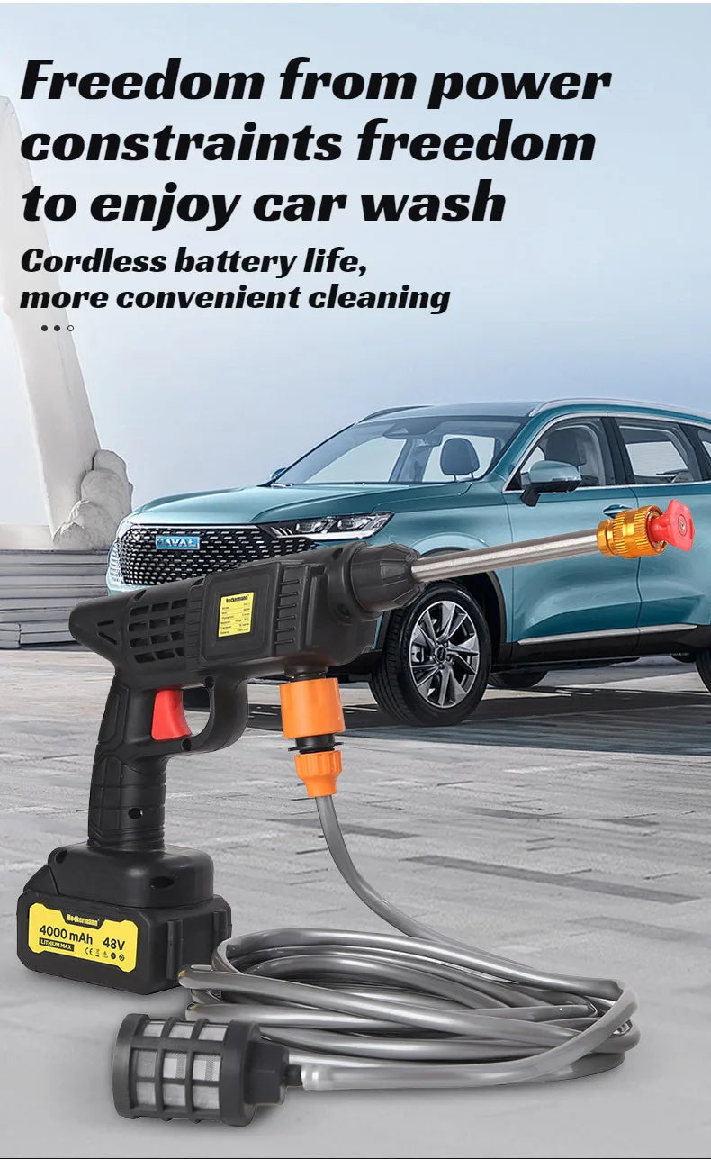 Cordless Handheld Car Wash Spray Gun