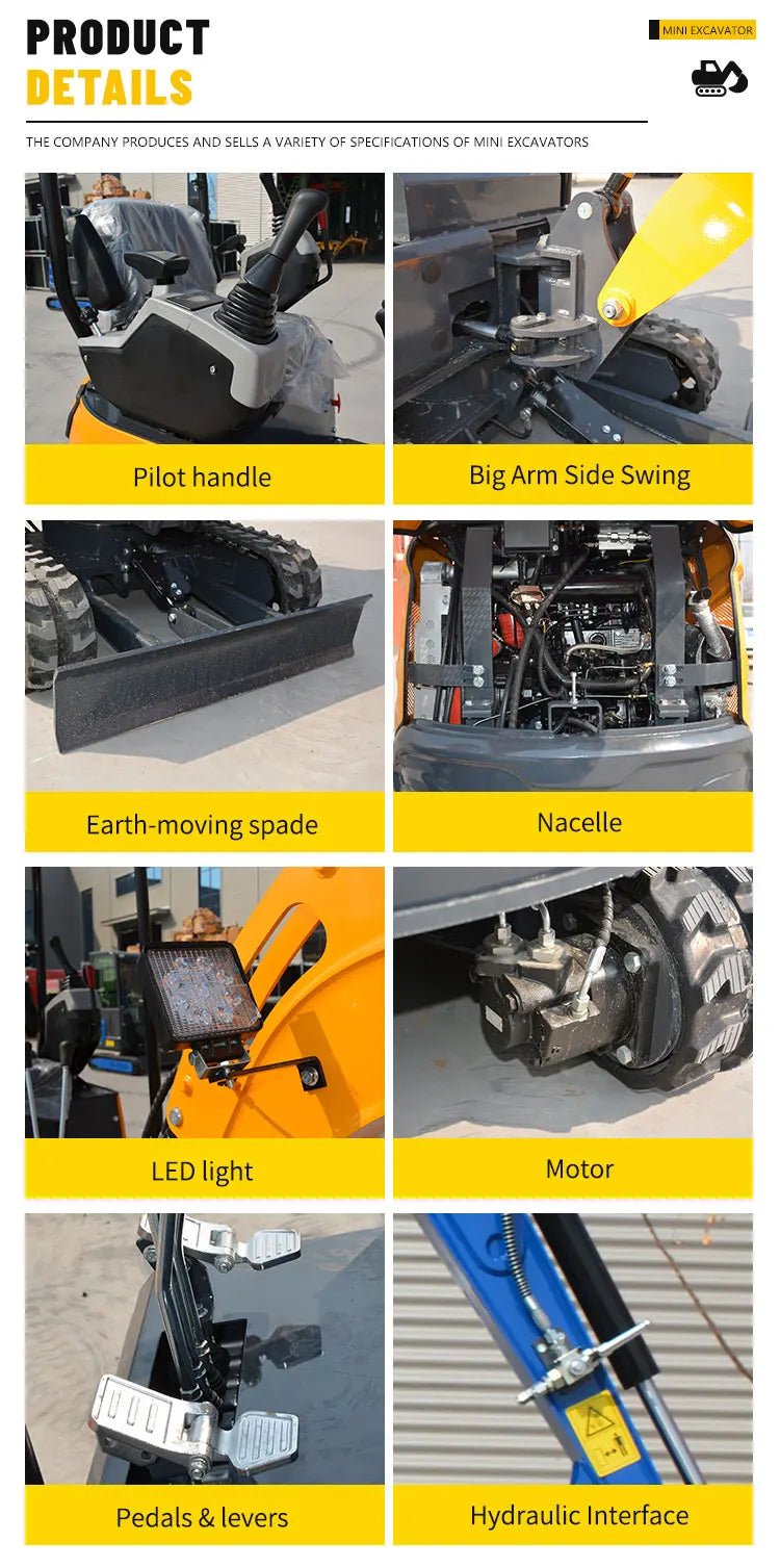 1.8 Ton Diesel Mini Excavator