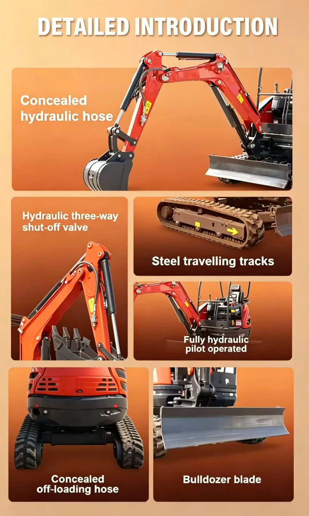 2.5 Ton Mini Excavator – Compact Crawler Digger