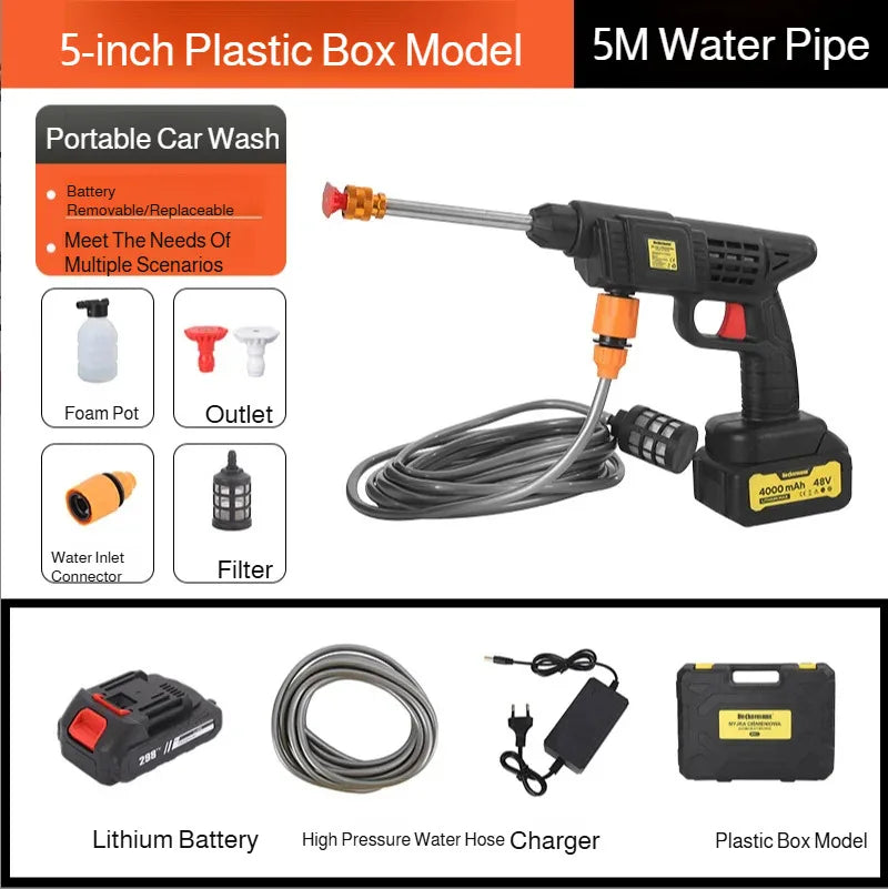 Cordless Handheld Car Wash Spray Gun