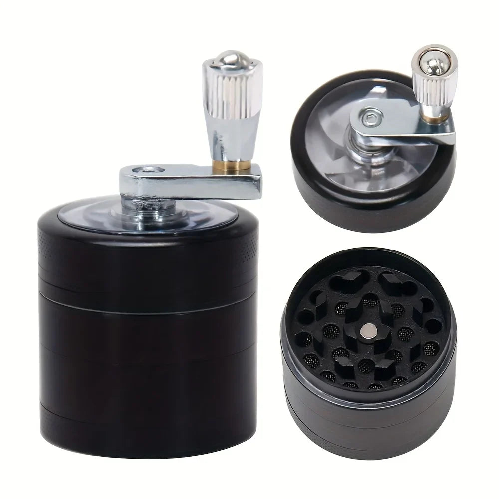 Manual Spice & Nut Grinder with Hand Crank
