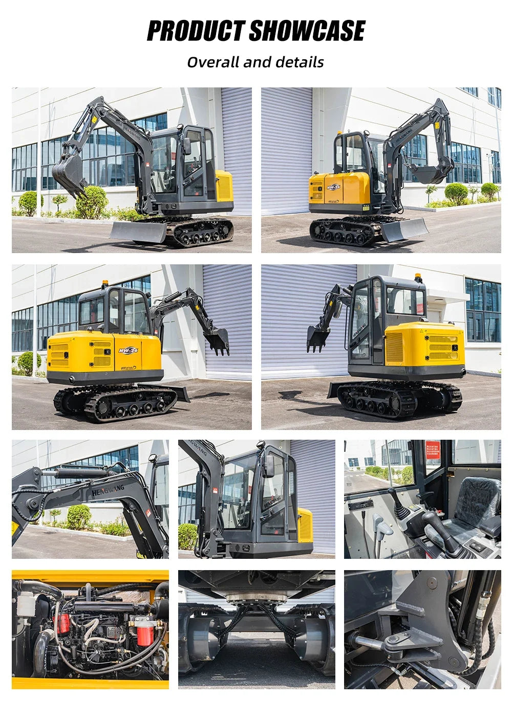 2.5 Ton Diesel Mini Excavator with Hydraulic Controls