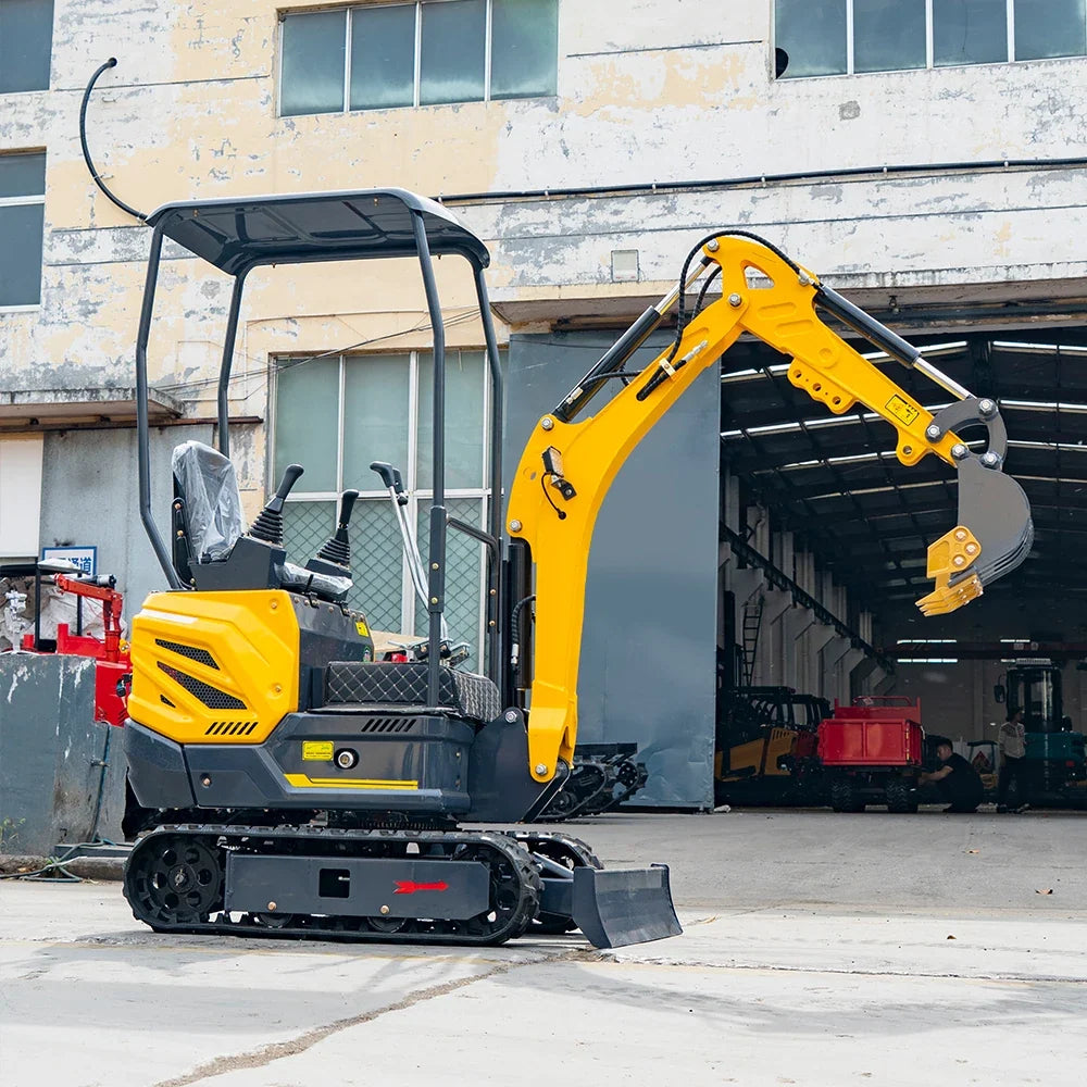 1 Ton Mini Excavator with Custom Color Options