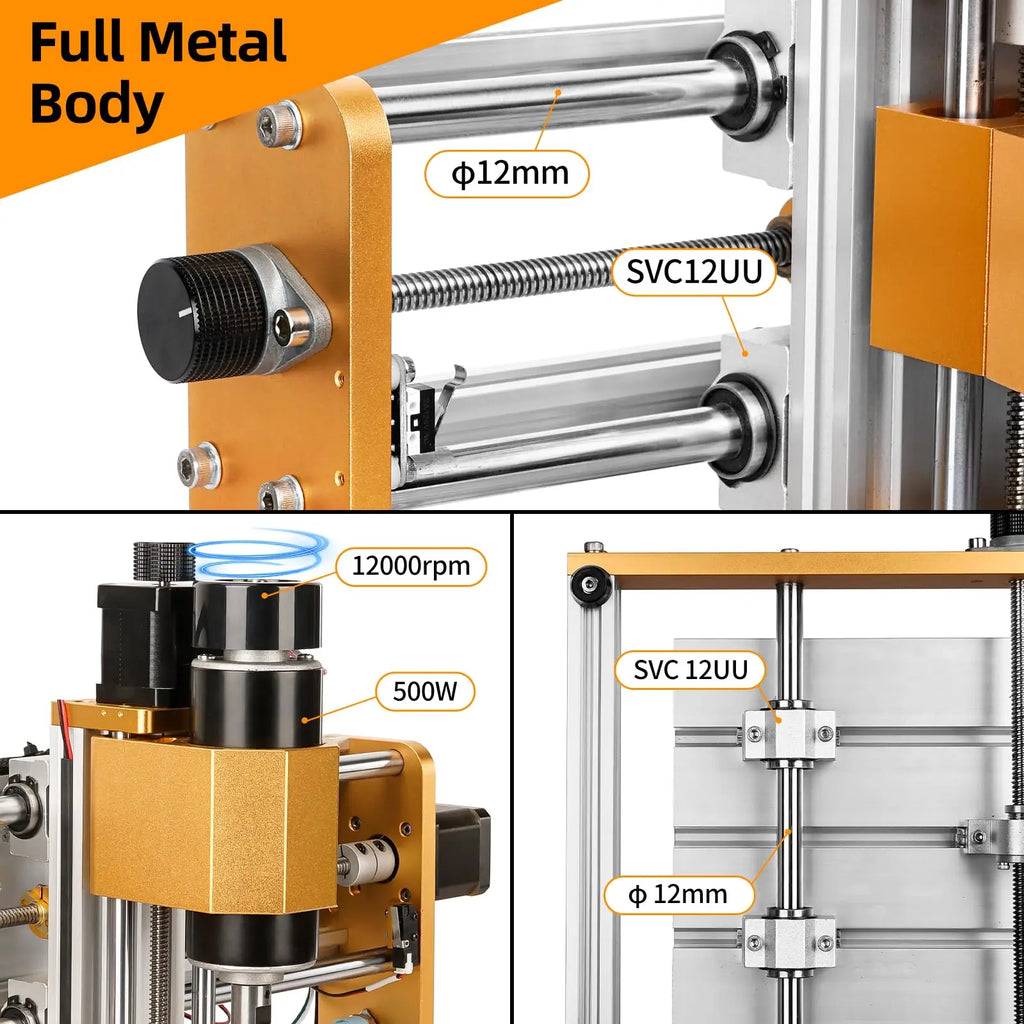 3018Pro Max 500W CNC Router & Milling Engraver