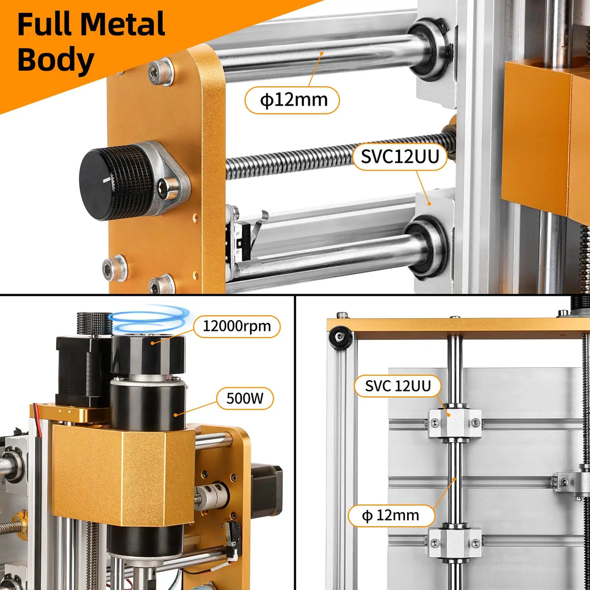 3018Pro Max 500W CNC Router & Milling Engraver