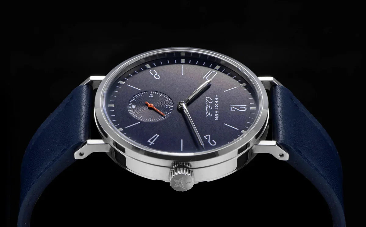 SEESTERN S382 Men’s Automatic Dress Watch with Leather Strap