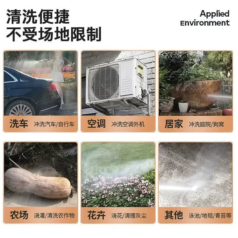 Portable Water Spray Gun for Cleaning