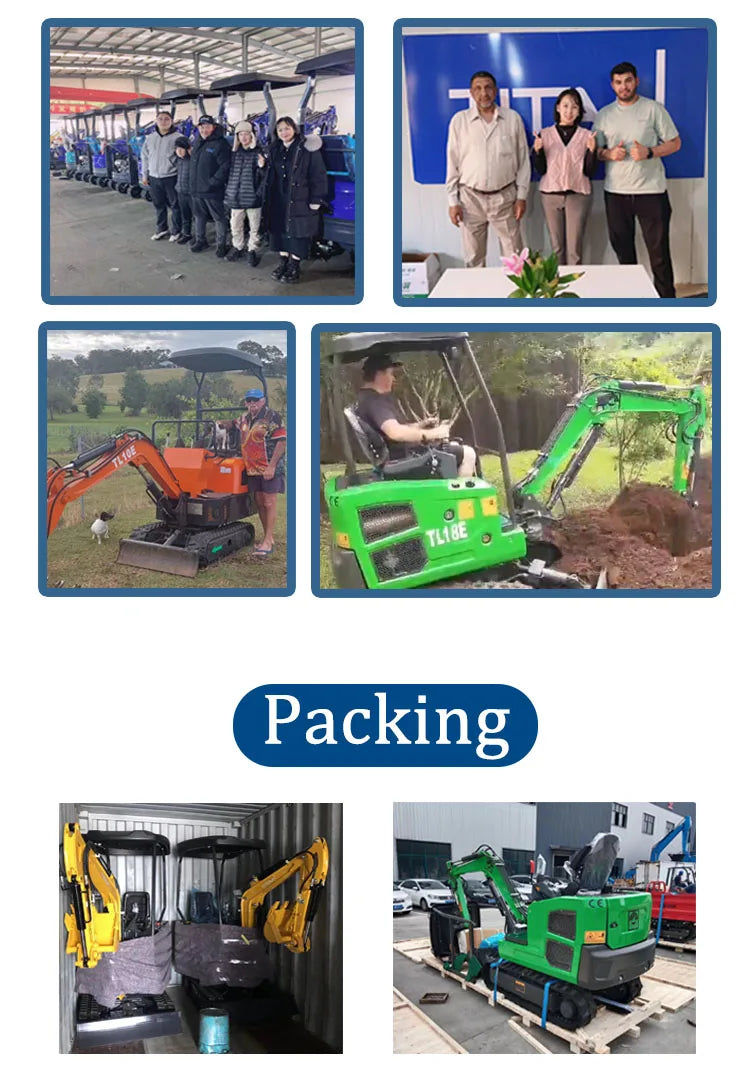 3.5 Ton Mini Crawler Excavator for Farm & Construction