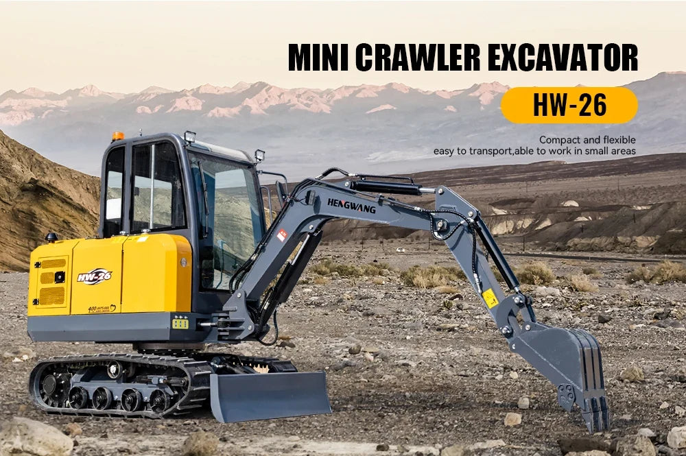 2.5 Ton Diesel Mini Excavator with Hydraulic Controls