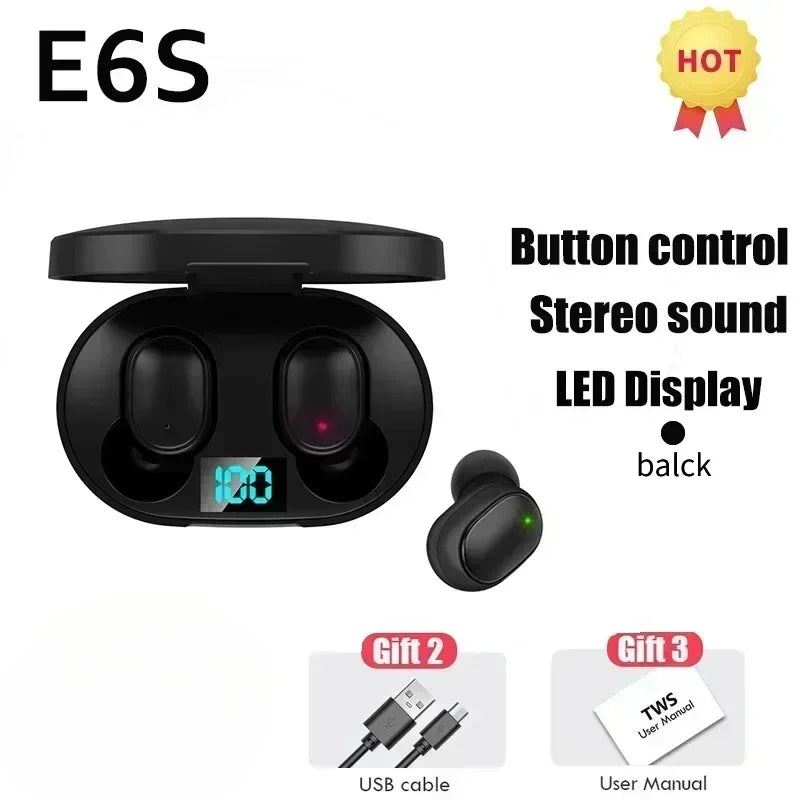 Bluetooth 5.0 Noise-Cancelling Earbuds with Charging Case