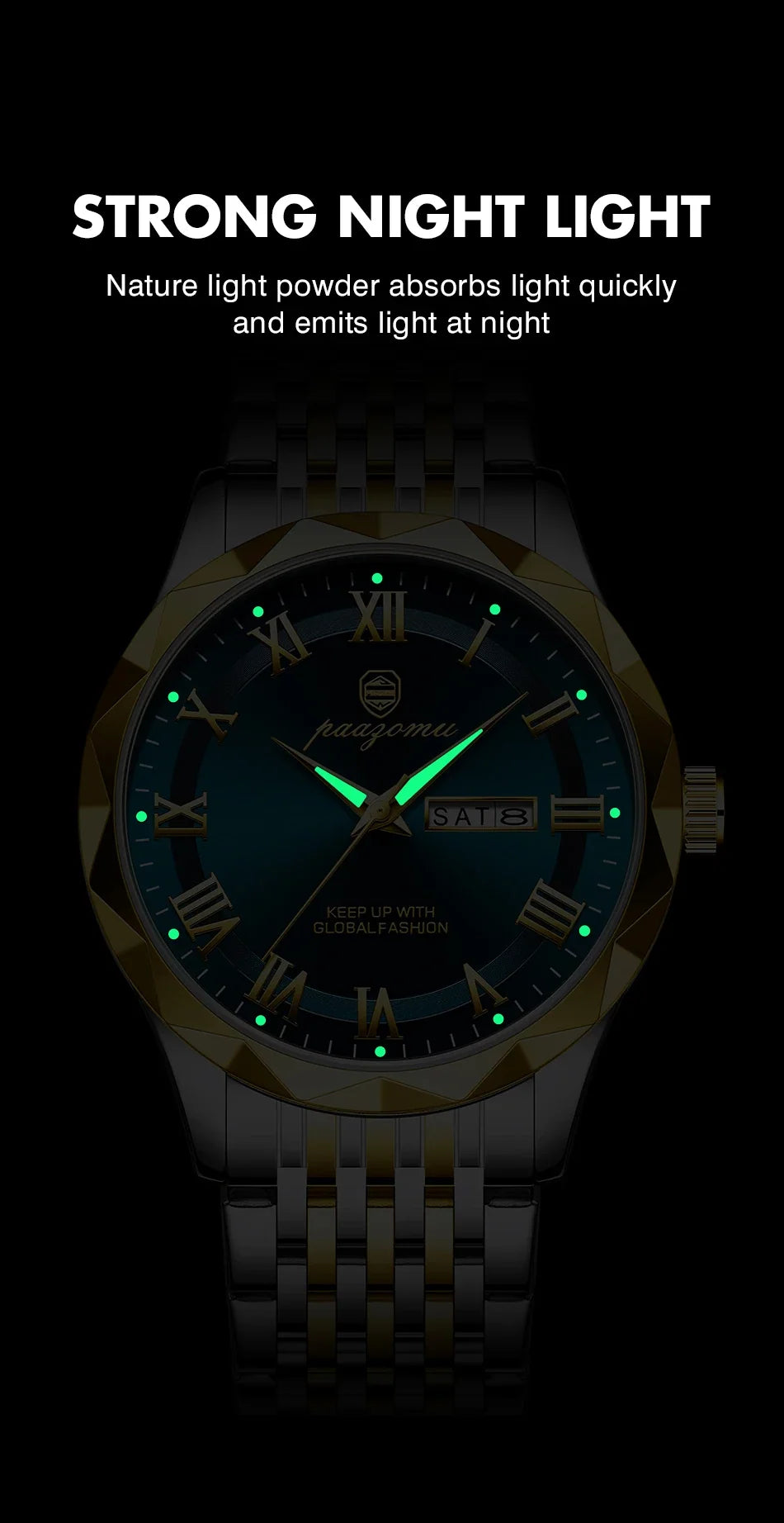 Men’s Minimalist Quartz Watch with Numberless Dial – Model 6367