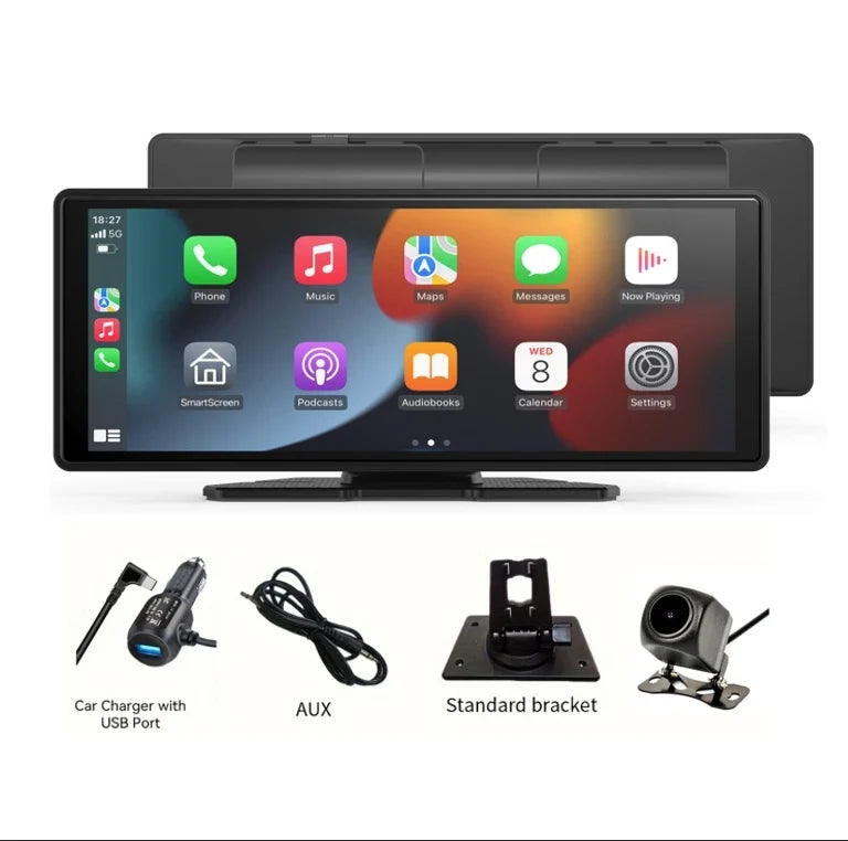 10.26-Inch Portable Wireless Apple CarPlay & Android Auto Screen