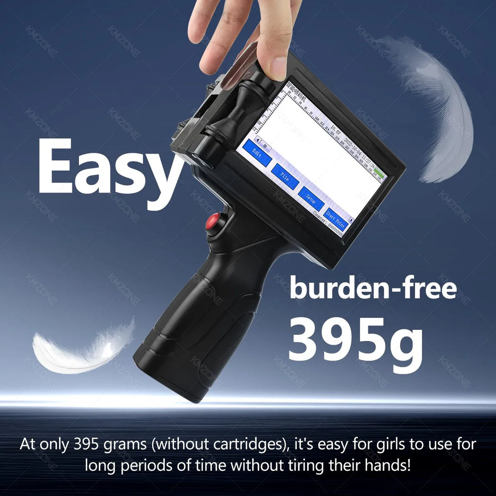 Handheld TIJ Inkjet Coding Printer with 4.3-Inch Touchscreen