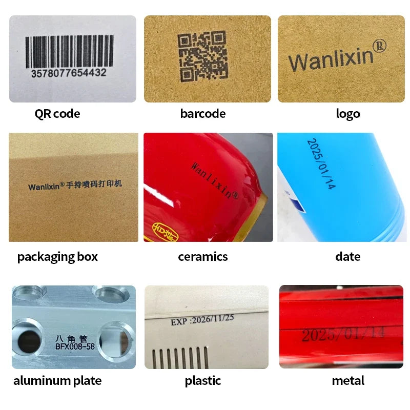 Wanlixin Handheld Inkjet Coding Printer – 12.7 mm & 25.4 mm Options