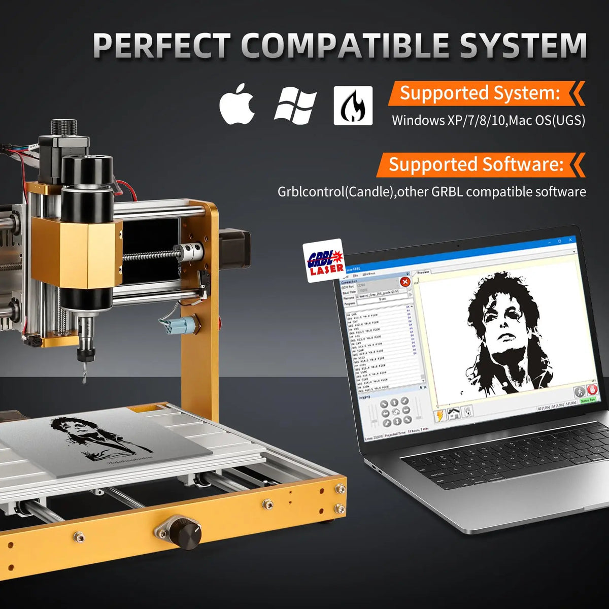 3018Pro Max 500W CNC Router & Milling Engraver