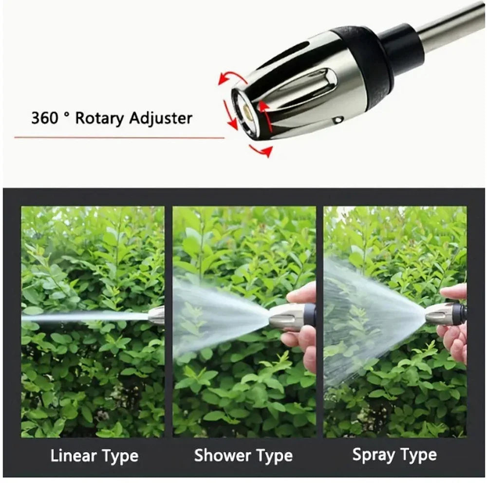 Long-Reach Hose Spray Gun for Car & Garden Cleaning