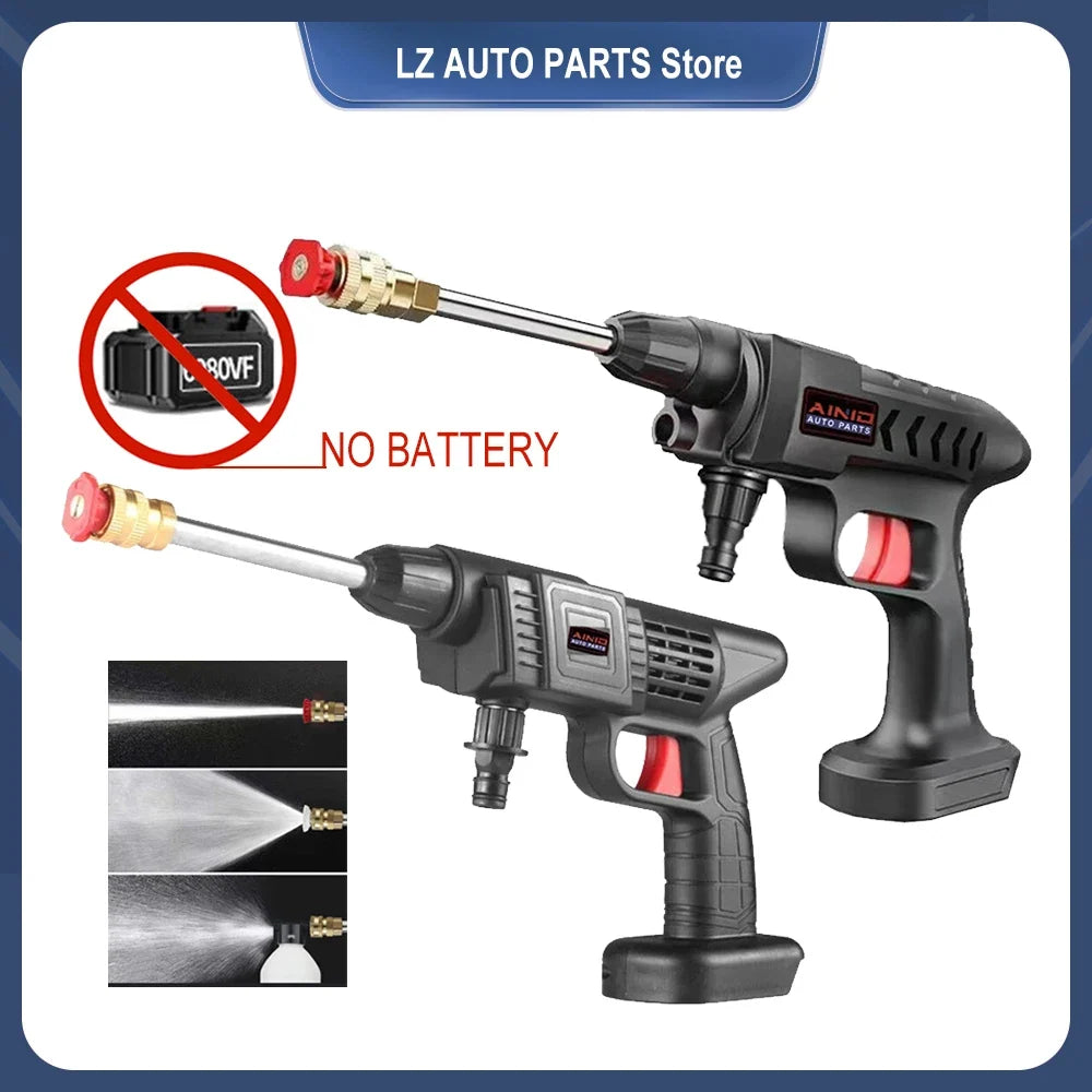 Cordless Car Wash Spray Gun – Battery & Adapter Not Included