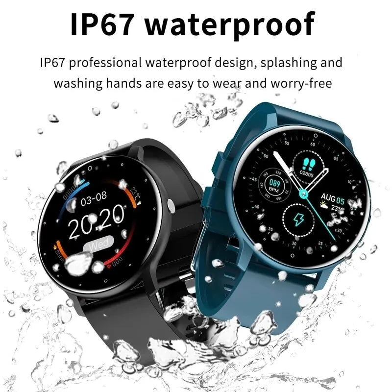 Touchscreen Smartwatch with Fitness Tracking & Notifications