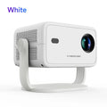 White Portable Android Projector with HDMI & Bluetooth