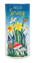 Spring Floral Haven Long Garden Flag 2 Sided