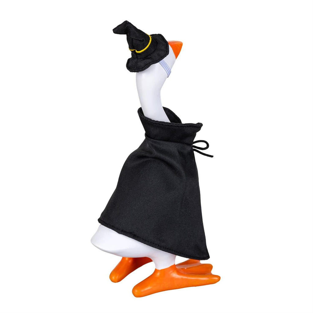 Witch Table Goose Outfit for 8-Inch Goose – Black Cape & Hat