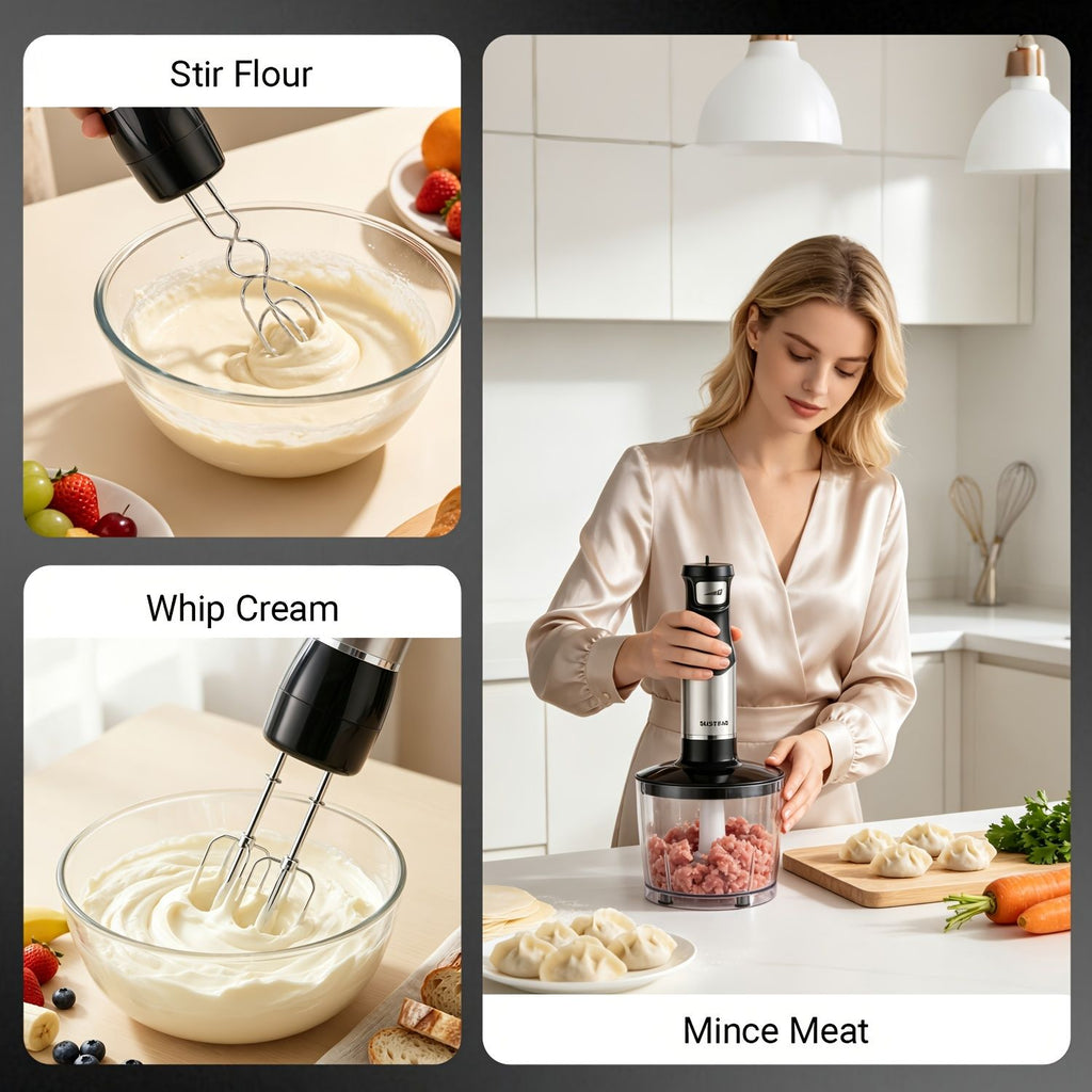 8 in 1 Handheld Immersion Blender