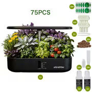 1.32 Gal 14-Plant Indoor Hydroponic Growing Kit with LED Grow Light