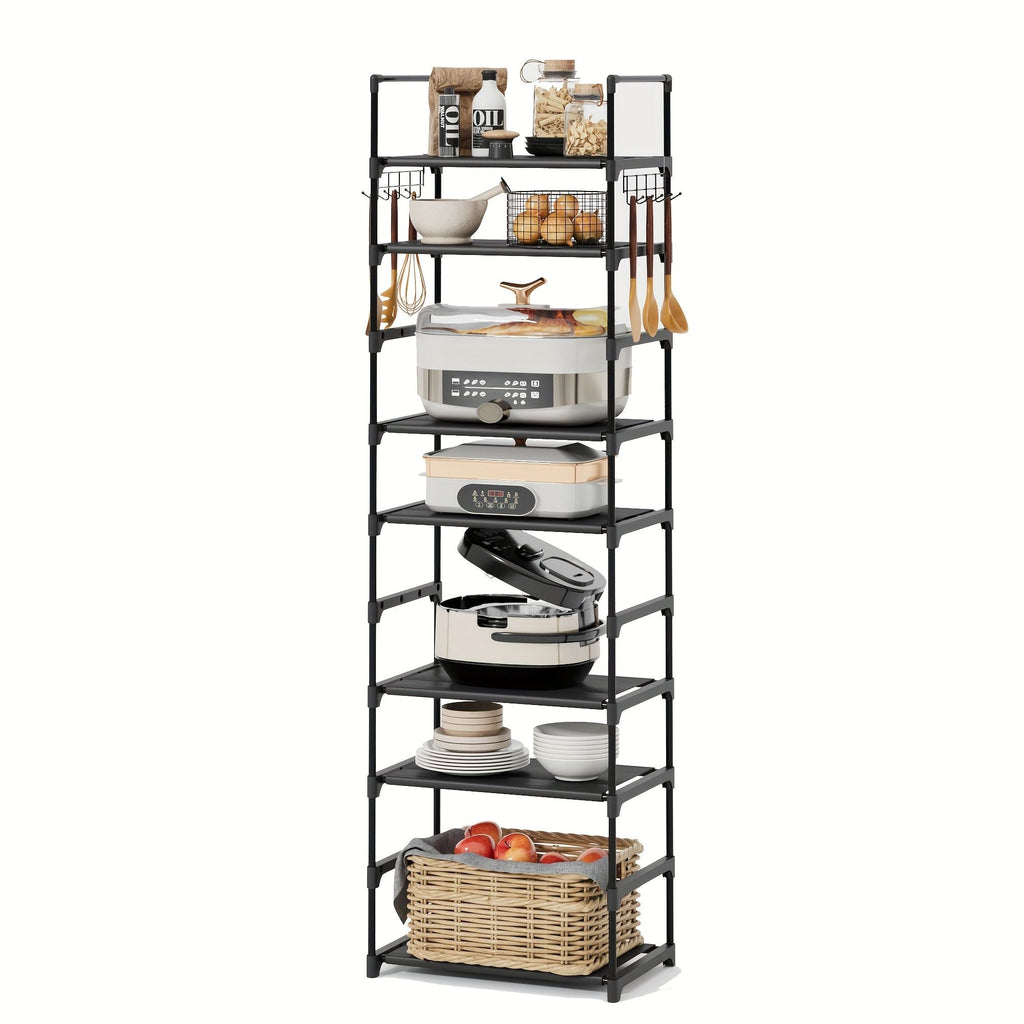 10-Tier Pots and Pans Organizer with Hooks