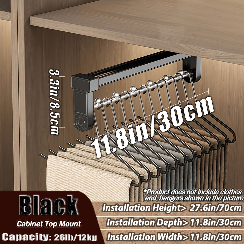 Telescopic Pull-Out Clothes Rack